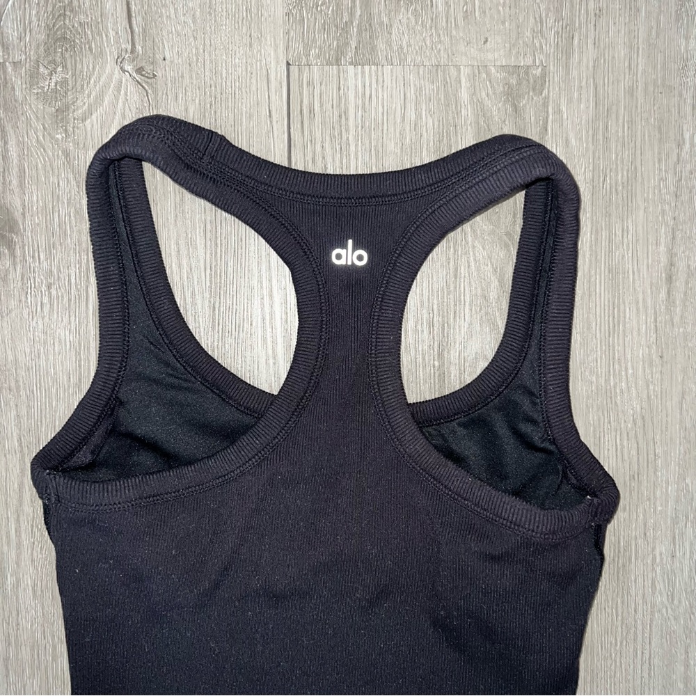 ALO Yoga Racerback  Ribbed Tank Top - Picture 4 of 5